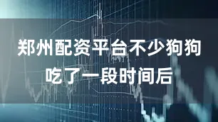 郑州配资平台不少狗狗吃了一段时间后